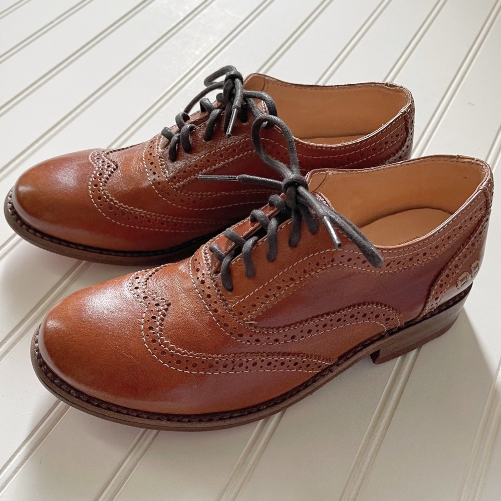 Bed Stu Wing Tip Lita Oxfords Size 6.5
